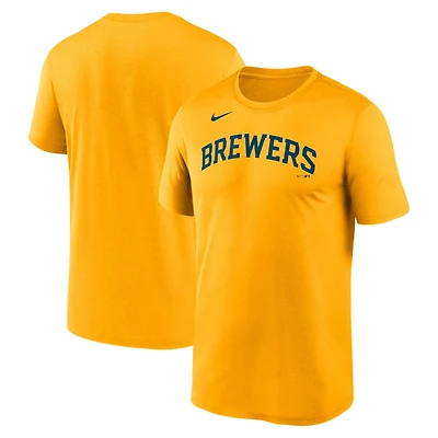 Nike Milwaukee Brewers New Legend Wordmark T-Shirt