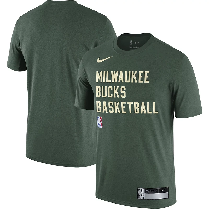 Nike Milwaukee Bucks 2023/24 Sideline Legend Performance Practice T-Shirt