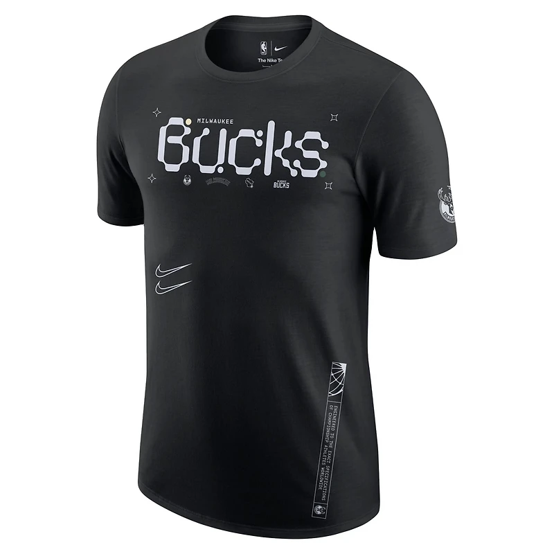 Nike Milwaukee Bucks Courtside Air Traffic Control Max90 T-Shirt