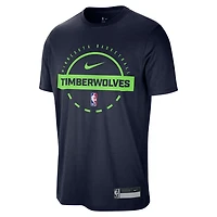 Nike Minnesota Timberwolves 2025 26 On-Court Flare Performance Practice T-Shirt