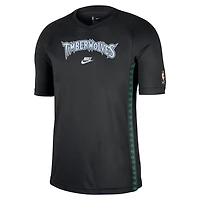 Nike Minnesota Timberwolves Classic Edition Hardwood Classics Authentic Game Shooting T-Shirt