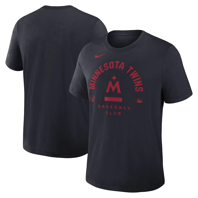 Nike Minnesota Twins Authentic Collection Early Work Tri-Blend Dri-FIT T-Shirt