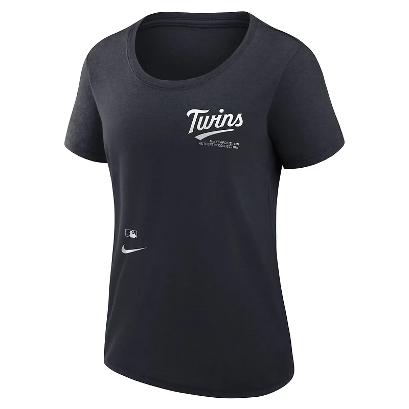 Nike Minnesota Twins Authentic Collection Performance Scoop Neck T-Shirt
