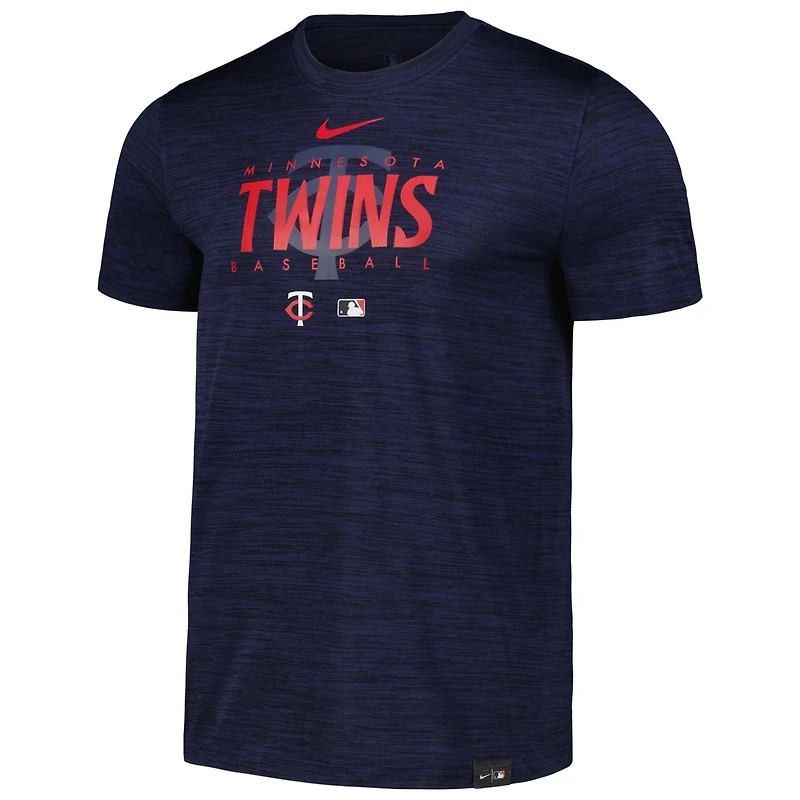 Nike Minnesota Twins Authentic Collection Velocity Performance Practice T-Shirt
