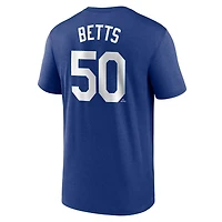 Nike Mookie Betts Los Angeles Dodgers Legend Name  Number Performance T-Shirt