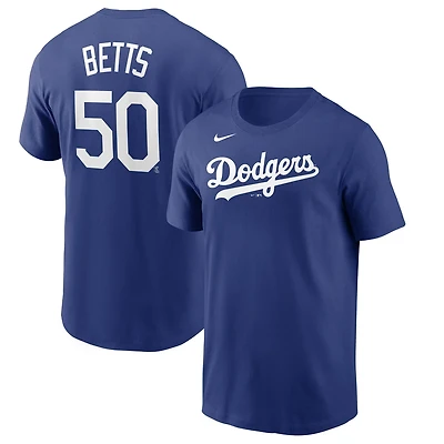 Nike Mookie Betts Los Angeles Dodgers Name  Number T-Shirt