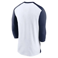 Nike Navy Chicago Sox Rewind 3 4-Sleeve T-Shirt
