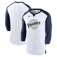 Nike /Navy San Diego Padres Rewind 3/4-Sleeve T-Shirt