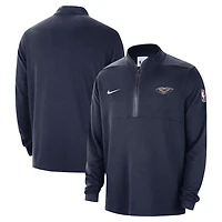 Nike New Orleans Pelicans 2024/25 Courtside Performance Half-Zip Top