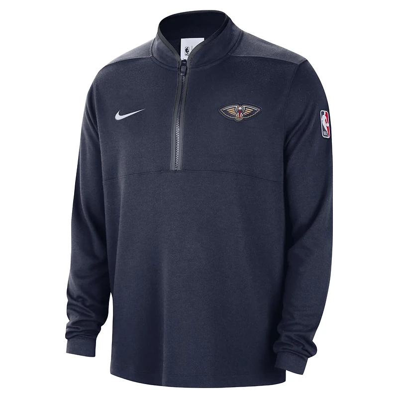 Nike New Orleans Pelicans 2024/25 Courtside Performance Half-Zip Top