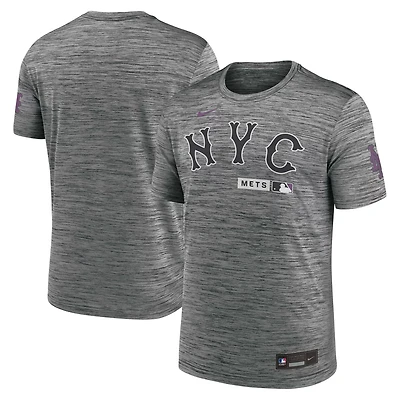 Nike New York Mets Authentic Collection City Connect Velocity Dri-FIT T-Shirt