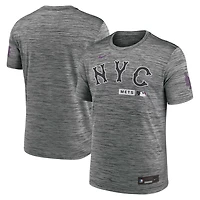 Nike New York Mets Authentic Collection City Connect Velocity Dri-FIT T-Shirt