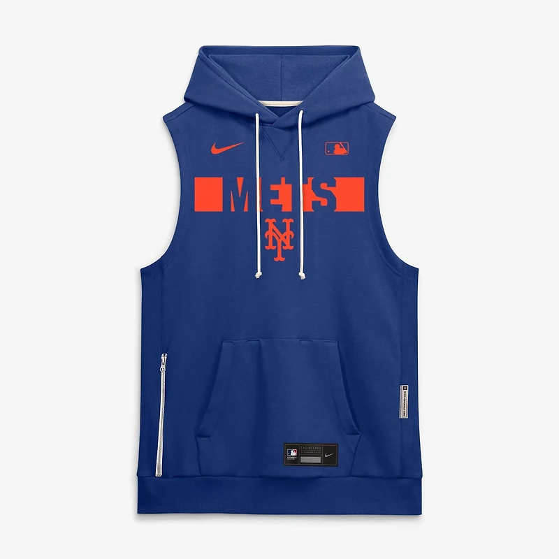 Nike New York Mets Authentic Collection Standard Issue Dri-FIT Sleeveless Hoodie
