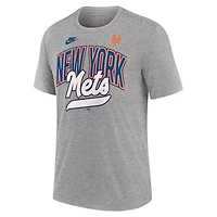 Nike New York Mets Cooperstown Collection Retro Tri-Blend T-Shirt
