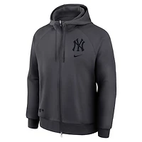 Nike New York Yankees Authentic Collection Player Raglan Dri-FIT Full-Zip Hoodie