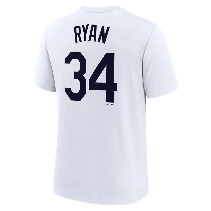 Nike Nolan Ryan Houston Astros Cooperstown Collection Name Number Tri-Blend T-Shirt