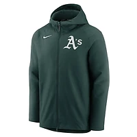 Nike Oakland Athletics Authentic Collection Performance Raglan Full-Zip Hoodie
