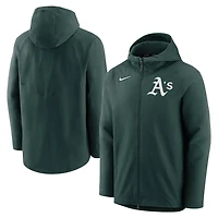 Nike Oakland Athletics Authentic Collection Performance Raglan Full-Zip Hoodie