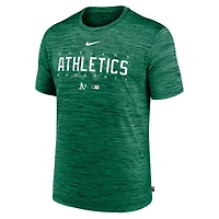 Nike Oakland Athletics Authentic Collection Performance Velocity Practice T-Shirt
