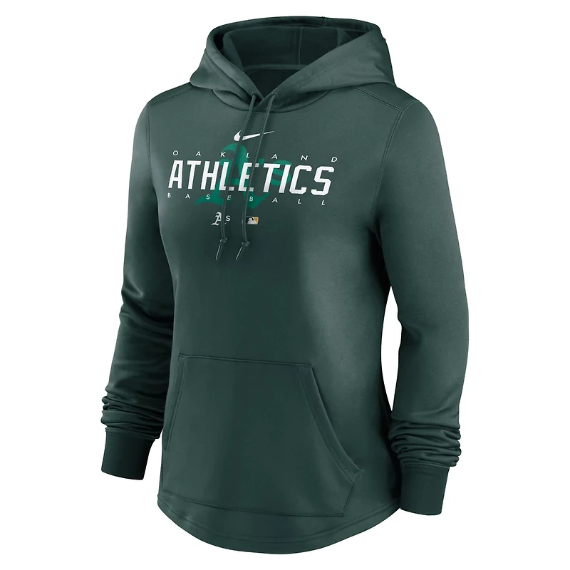 Nike Oakland Athletics Authentic Collection Pregame Performance Pullover Hoodie