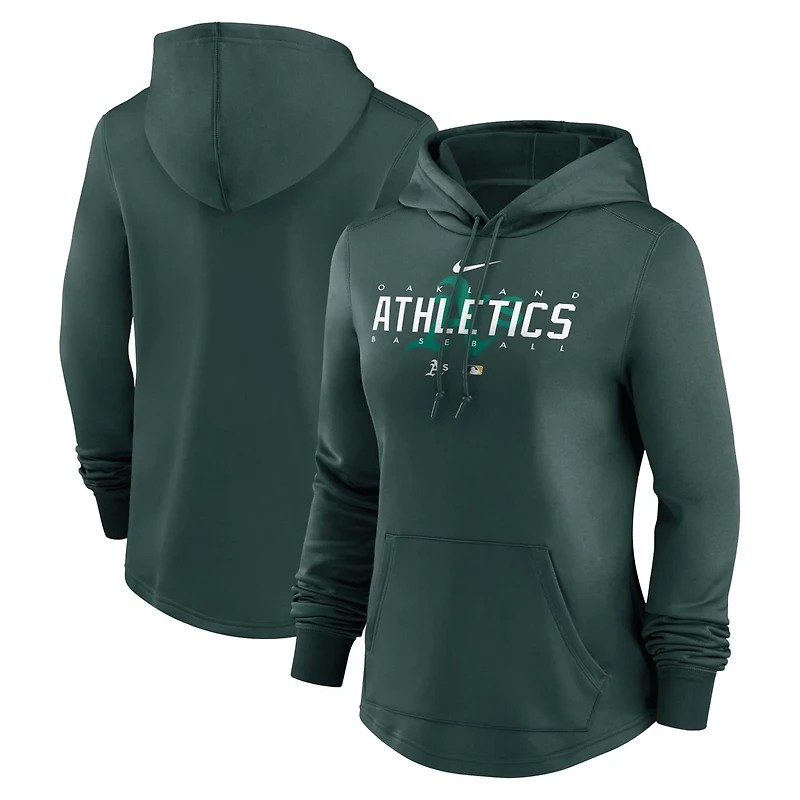 Nike Oakland Athletics Authentic Collection Pregame Performance Pullover Hoodie