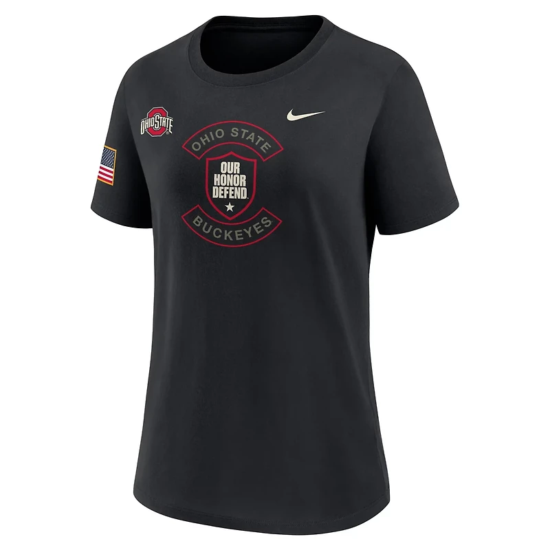 Nike Ohio State Buckeyes 2025 Military Appreciation Dri-FIT T-Shirt