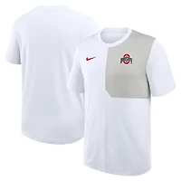 Nike Ohio State Buckeyes 2025 Sideline UV Performance Coach T-Shirt