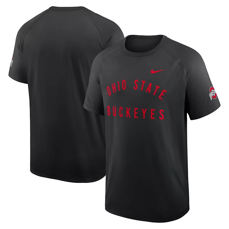 Nike Ohio State Buckeyes Ready Raglan Premium Performance T-Shirt