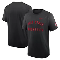 Nike Ohio State Buckeyes Ready Raglan Premium Performance T-Shirt