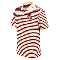 Nike Ohio State Buckeyes Solid Foundation Striped Performance Polo