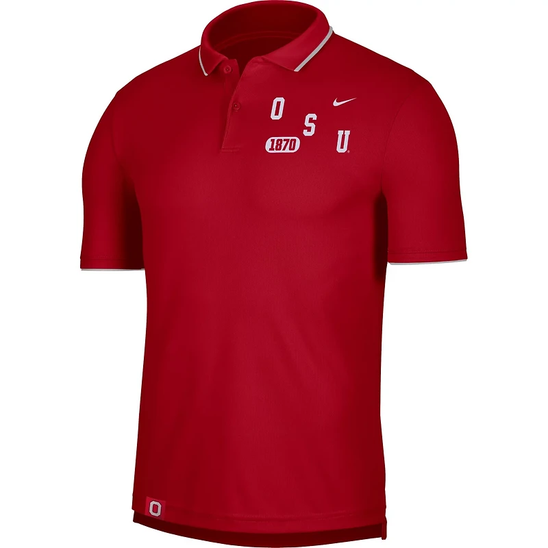 Nike Ohio State Buckeyes Wordmark Performance Polo