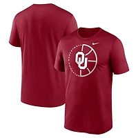 Nike Oklahoma Sooners Legend Basketball Icon Performance T-Shirt