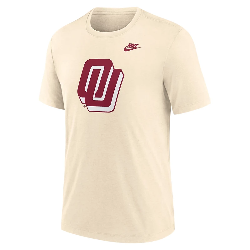 Nike Oklahoma Sooners Vault Logo Tri-Blend T-Shirt