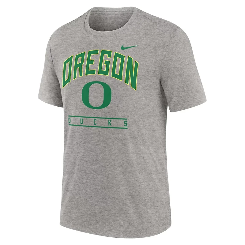 Nike Oregon Ducks Arch Over Logo Tri-Blend T-Shirt
