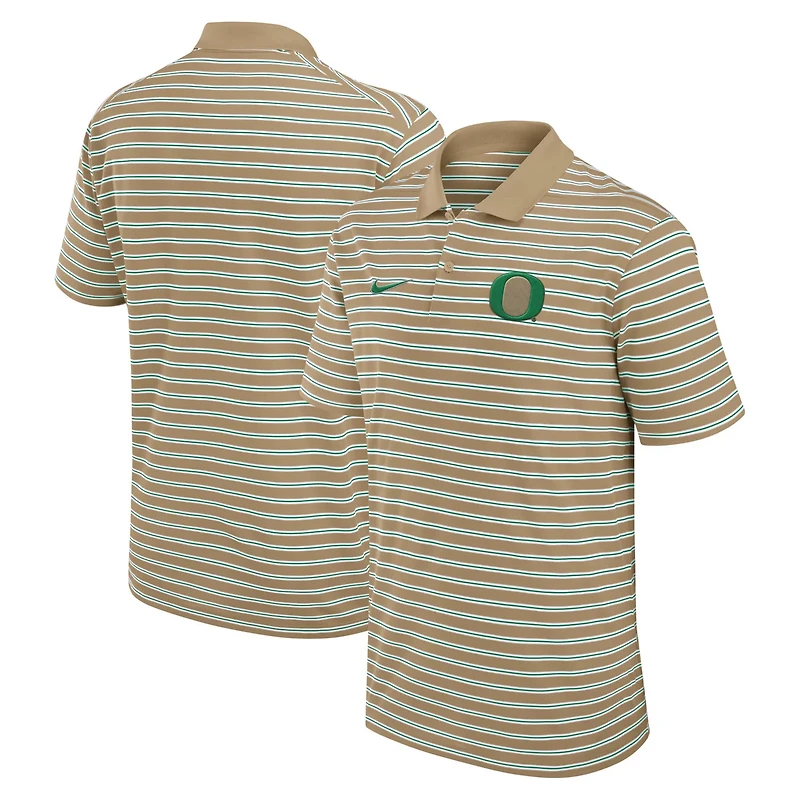 Nike Oregon Ducks Athletic Prep Striped Dri-FIT Polo