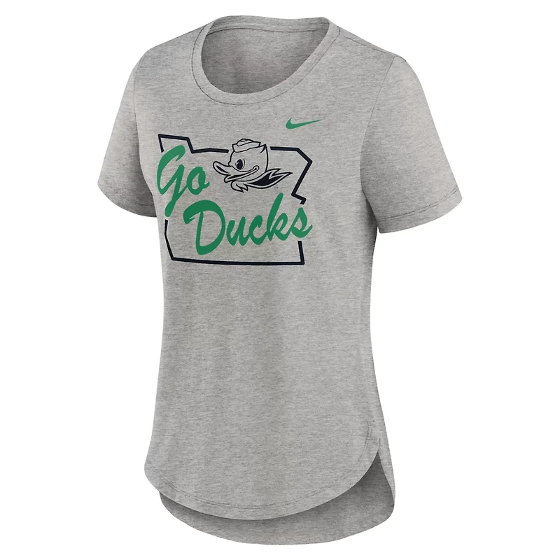 Nike Oregon Ducks Local Campus Location Mantra Tri-Blend T-Shirt