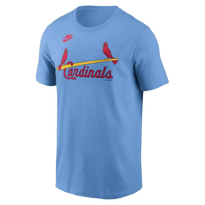 Nike Ozzie Smith Light St Louis Cardinals Cooperstown Collection Name Number T-Shirt