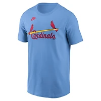 Nike Ozzie Smith Light St Louis Cardinals Cooperstown Collection Name  Number T-Shirt