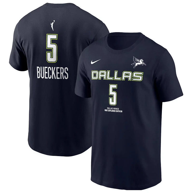 Nike Paige Bueckers Dallas Wings 2025 WNBA Draft Explorer Edition Name  Number T-Shirt