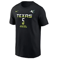 Nike Paige Bueckers Dallas Wings 2025 WNBA Draft Rebel Edition Name Number T-Shirt