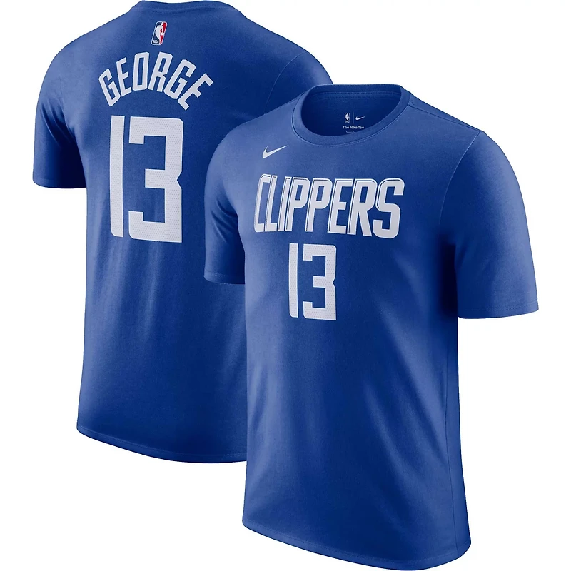 Nike Paul George LA Clippers Icon 2022/23 Name  Number T-Shirt
