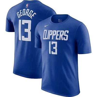 Nike Paul George LA Clippers Icon 2022/23 Name  Number T-Shirt