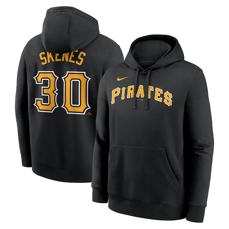 Nike Paul Skenes Pittsburgh Pirates Player Name Number Club Fleece Pullover Hoodie
