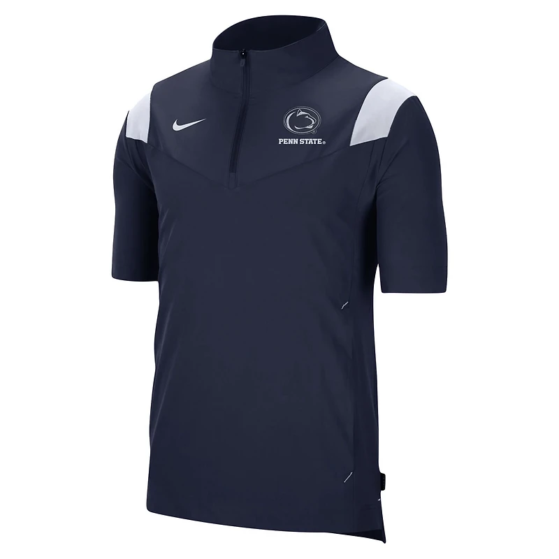 Nike Penn State Nittany Lions Coach Short Sleeve Quarter-Zip Jacket