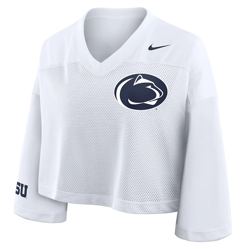 Nike Penn State Nittany Lions Cropped Mesh Dri-FIT Fashion Jersey