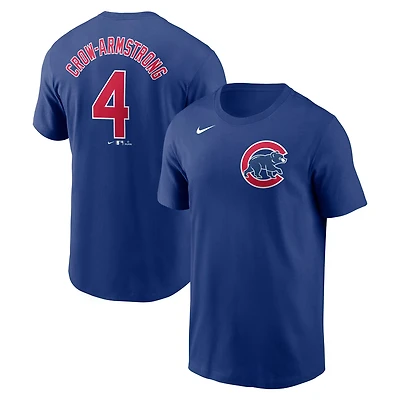 Nike Pete Crow-Armstrong Chicago Cubs Fuse Name  Number T-Shirt