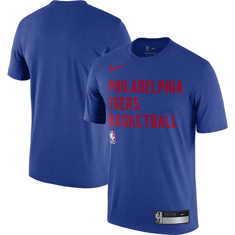 Nike Philadelphia 76ers 2023/24 Sideline Legend Performance Practice T-Shirt