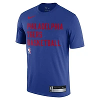 Nike Philadelphia 76ers 2023/24 Sideline Legend Performance Practice T-Shirt