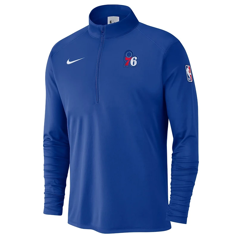 Nike Philadelphia 76ers 2024 25 Courtside Performance Half-Zip Top