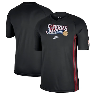Nike Philadelphia 76ers Classic Edition Hardwood Classics Authentic Game Shooting T-Shirt